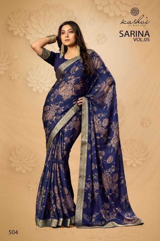 Kashvi Sarina Vol 5 catalog low price saree in surat