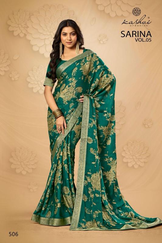 Kashvi Sarina Vol 5 catalog low price saree in surat