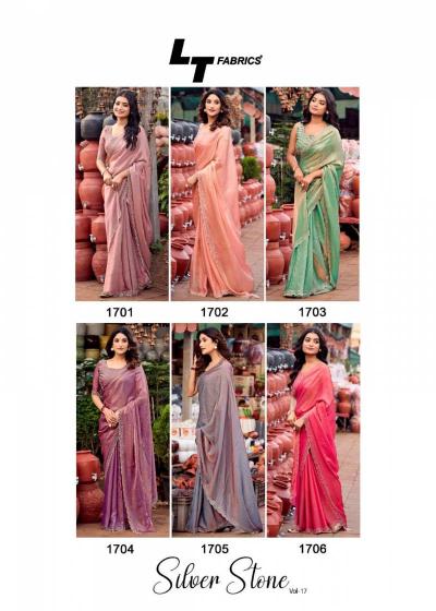 Kashvi Silver Stone Vol 17 Catalog designer sarees in surat india