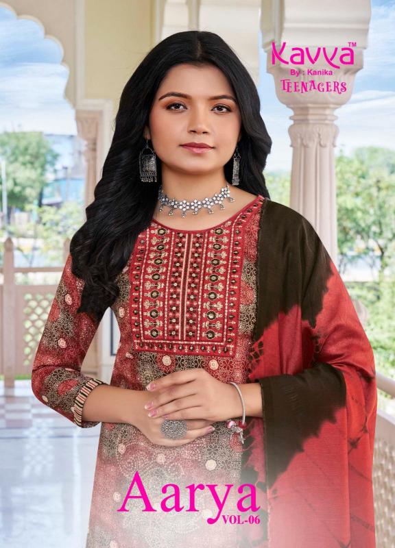 Kavya Aarya Vol 6 Straight Kurti pant Dupatta Wholesale 