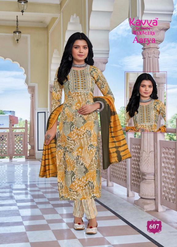 Kavya Aarya Vol 6 Straight Kurti pant Dupatta Wholesale 