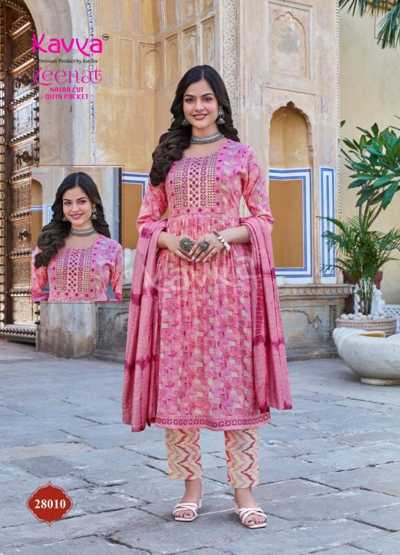 KAVYA ZEENAT VOL 28 Naira Cut Kurtis Catalogue Wholesale Price