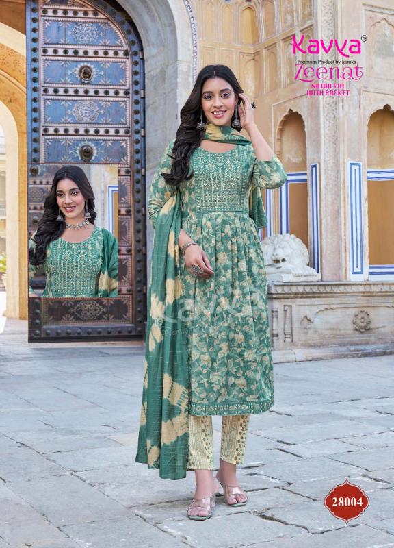 KAVYA ZEENAT VOL 28 Naira Cut Kurtis Catalogue Wholesale Price