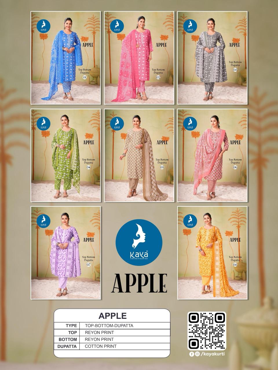 Kaya Apple catalog lavender color kurti online india