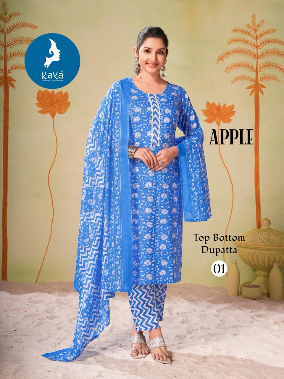Kaya Apple catalog lavender color kurti online india
