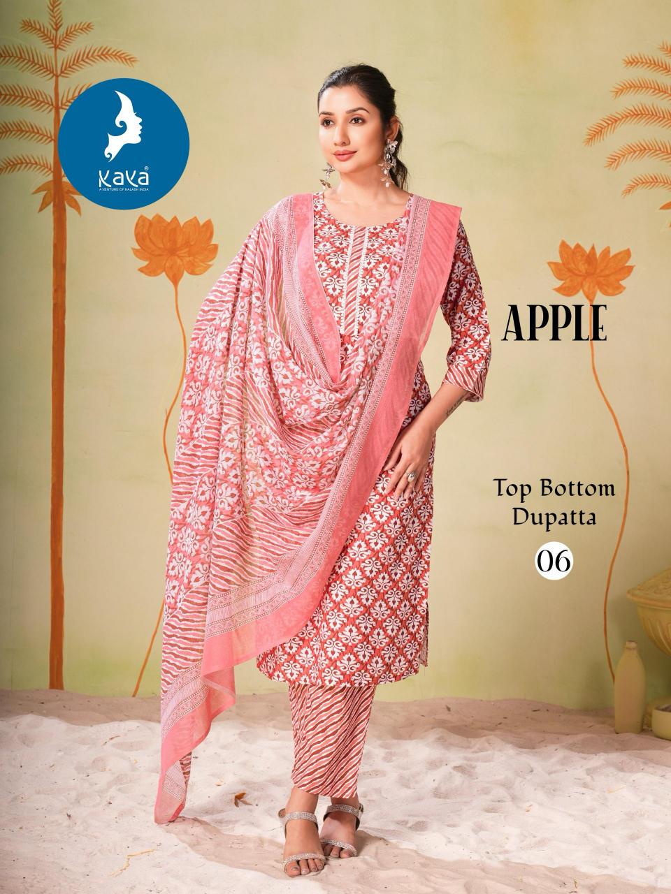 Kaya Apple catalog lavender color kurti online india