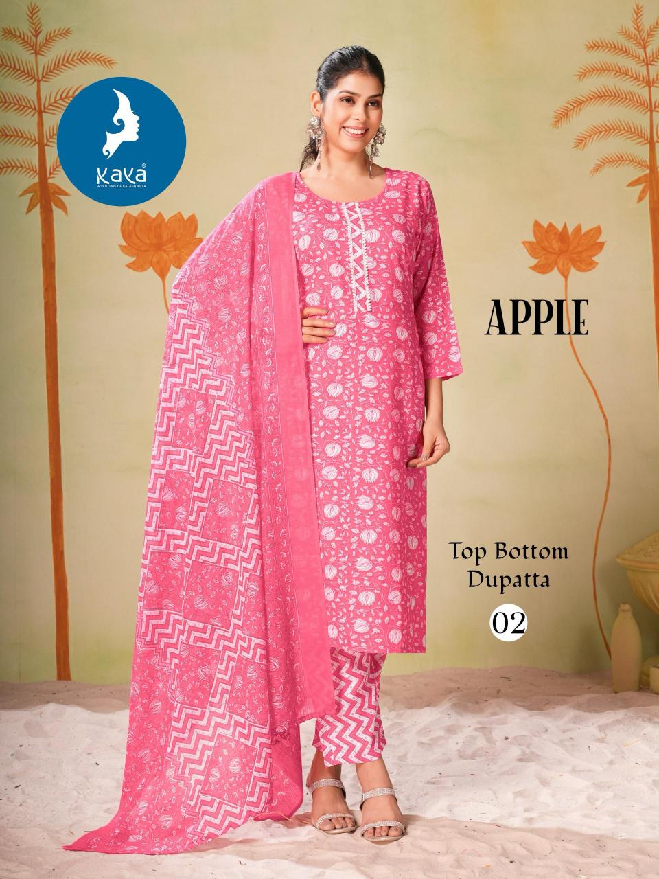 Kaya Apple catalog lavender color kurti online india