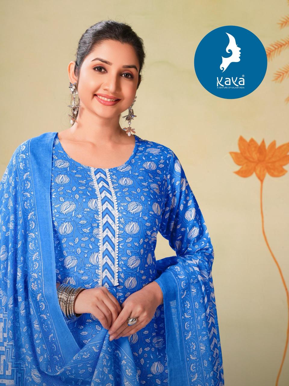 Kaya Apple catalog lavender color kurti online india