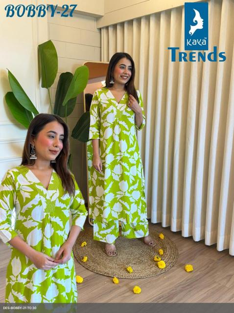 Kaya Bobby 26 TO 30 Catalog combo coord set wholesale price