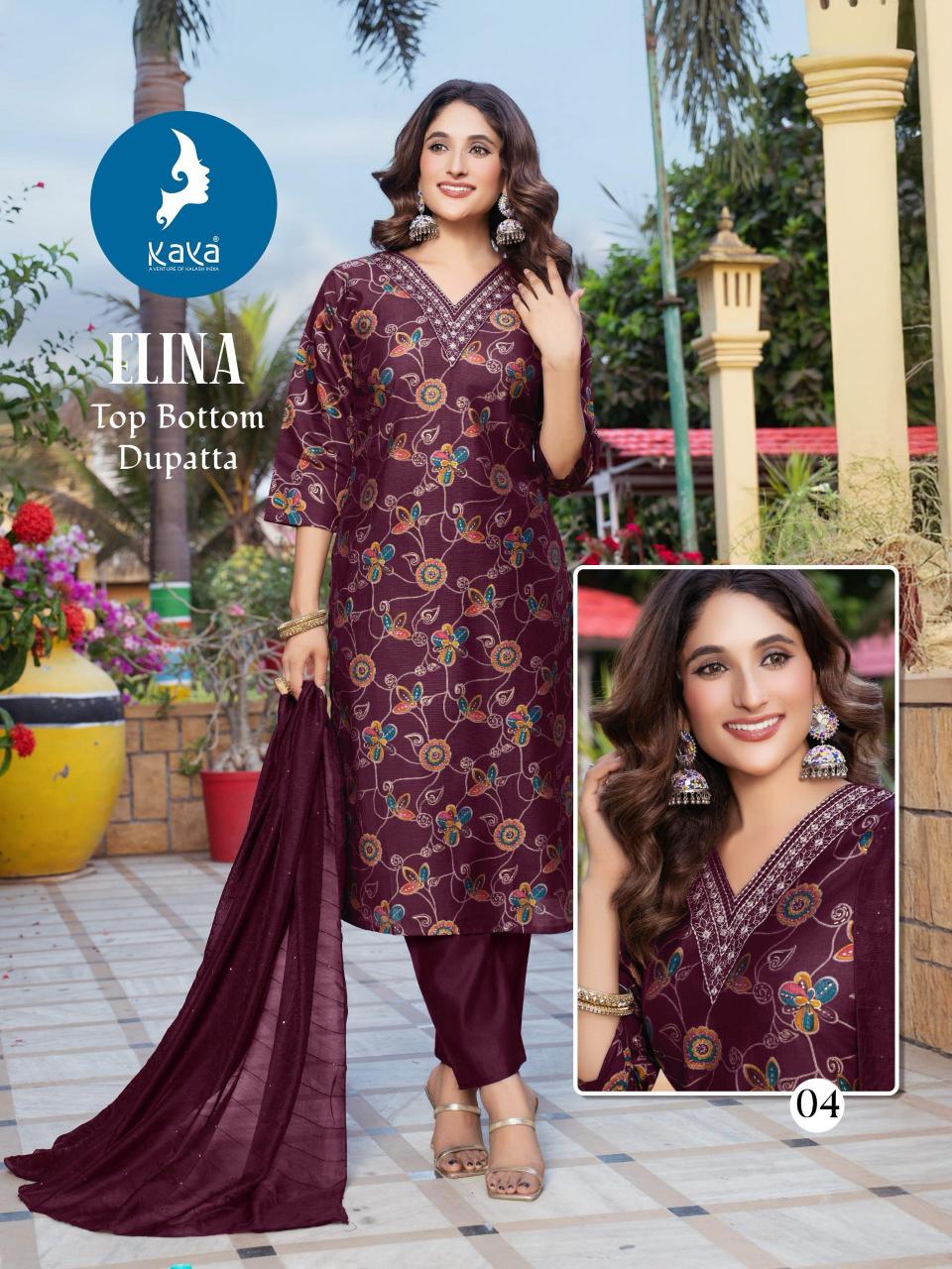 Kaya Elina catalog kurti neck design 2025 in india