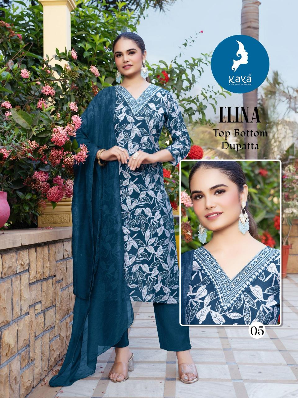 Kaya Elina catalog kurti neck design 2025 in india
