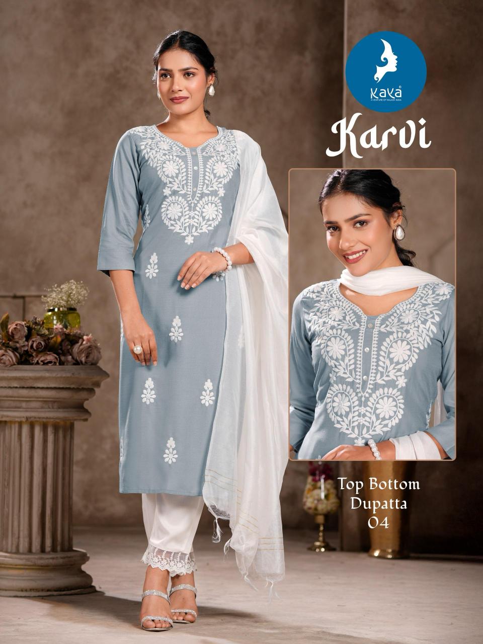 Kaya Karvi catalog rayon kurtis online india