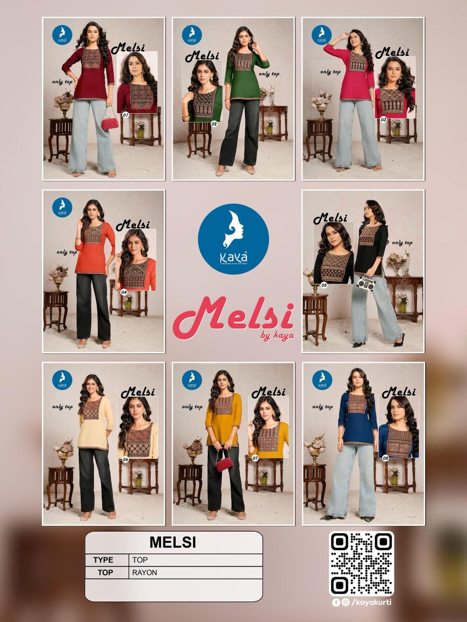 Kaya Melsi catalog latest fashion kurtis in india