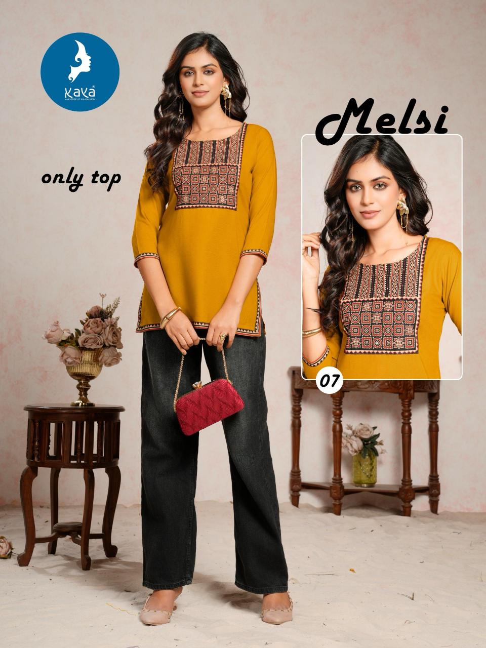 Kaya Melsi catalog latest fashion kurtis in india