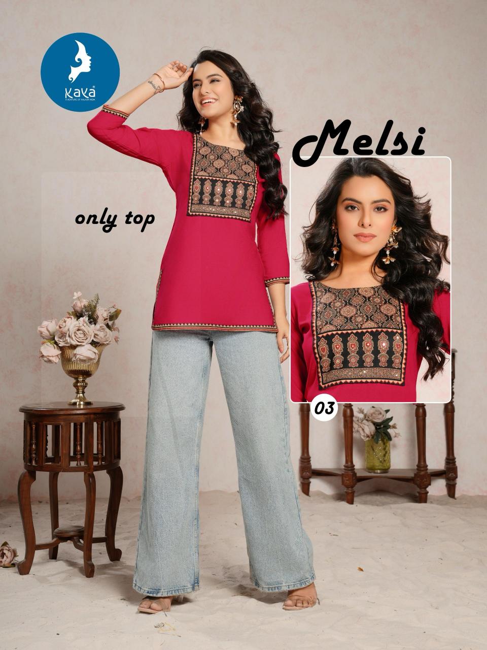 Kaya Melsi catalog latest fashion kurtis in india