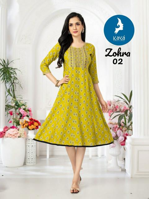 Kaya Zohra Catalog anarkali kurti buy online india