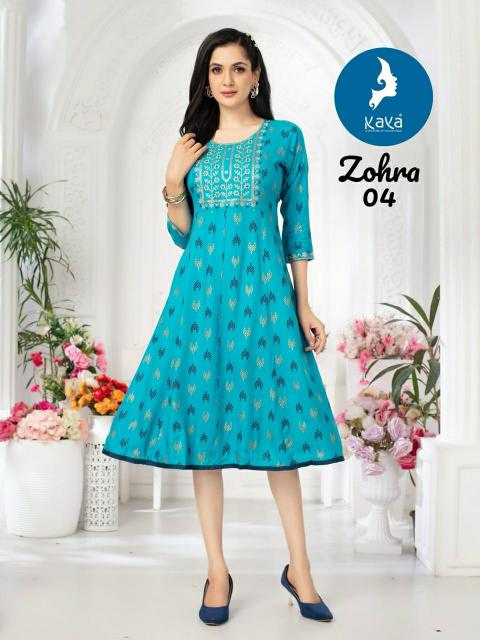 Kaya Zohra Catalog anarkali kurti buy online india