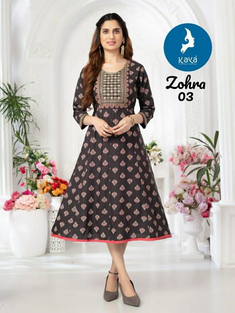 Kaya Zohra Catalog anarkali kurti buy online india