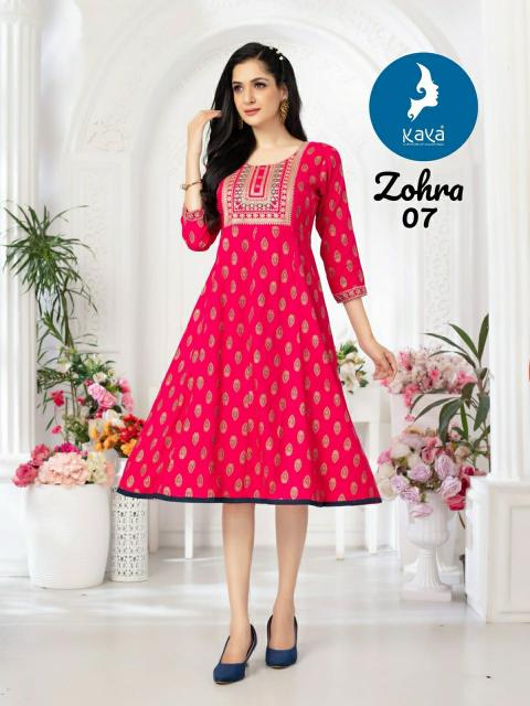 Kaya Zohra Catalog anarkali kurti buy online india