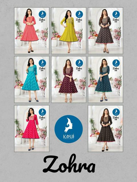Kaya Zohra Catalog anarkali kurti buy online india
