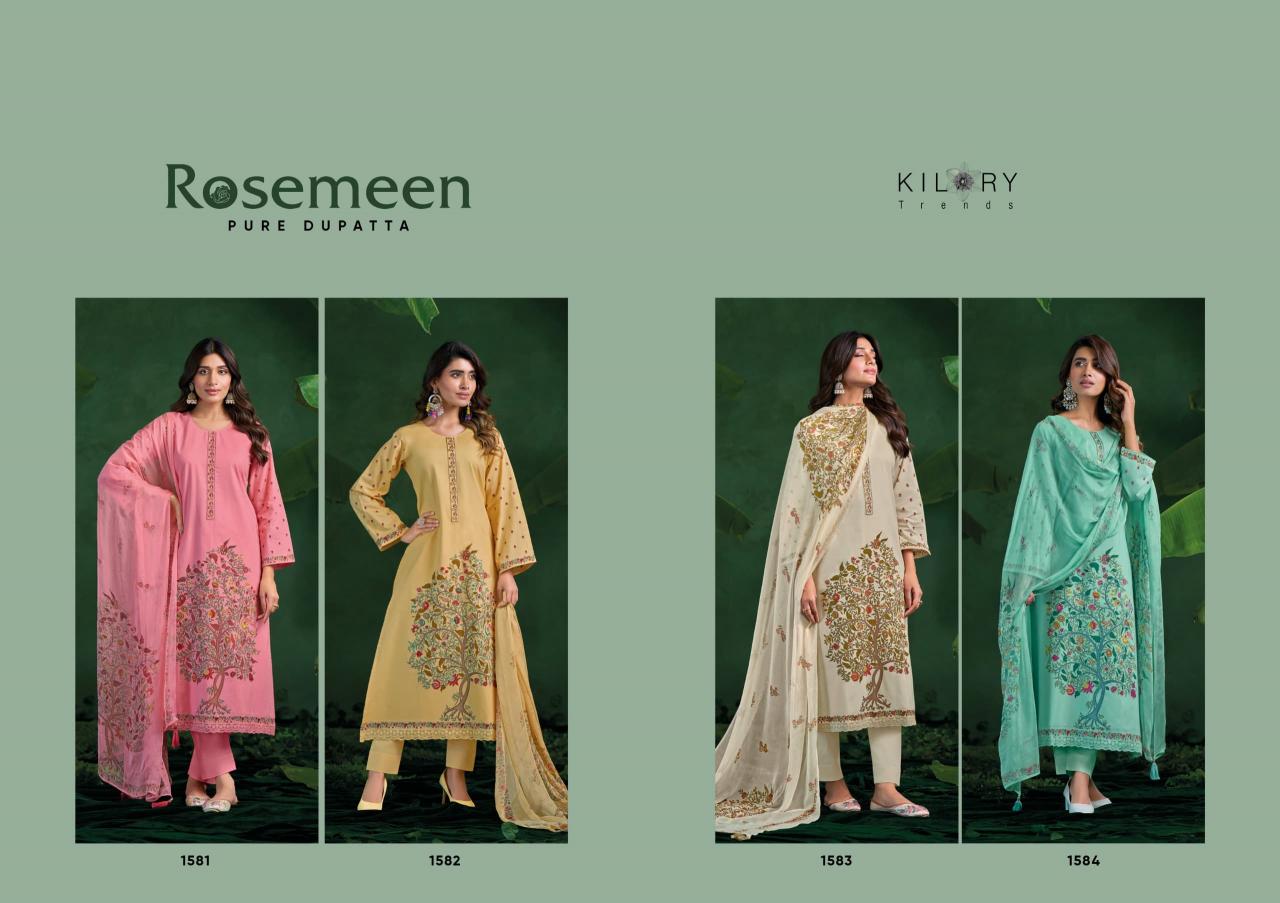 Kilory Rosemeen Catalog wholesale salwar kameez fabric
