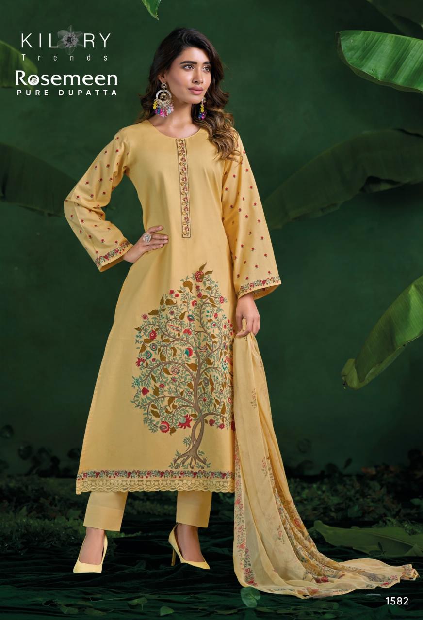 Kilory Rosemeen Catalog wholesale salwar kameez fabric