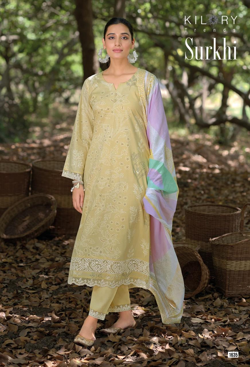 Kilory Surkhi catalog wholesale dealers in salwar kameez surat