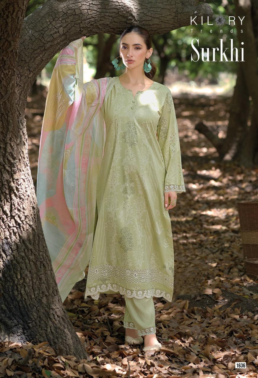 Kilory Surkhi catalog wholesale dealers in salwar kameez surat