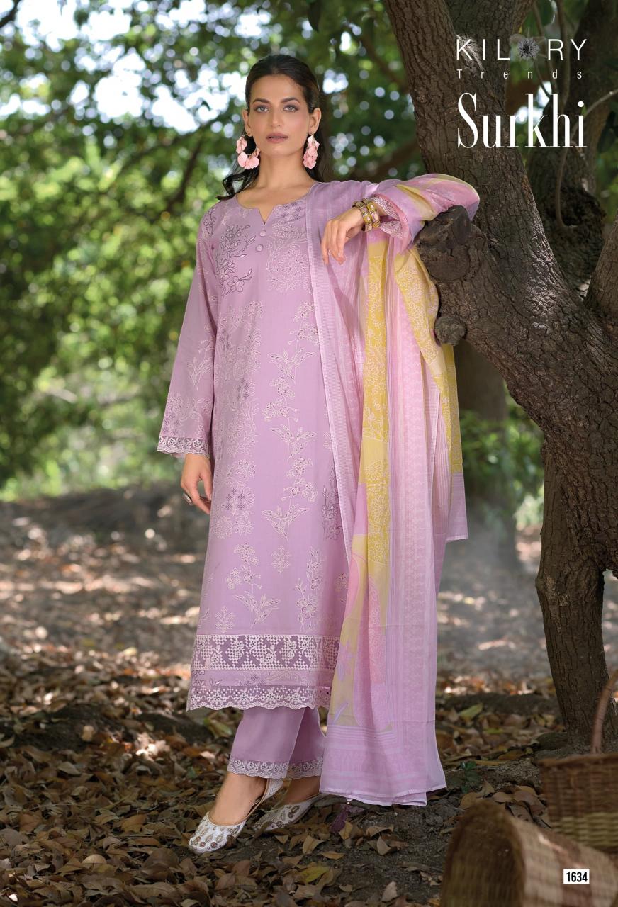 Kilory Surkhi catalog wholesale dealers in salwar kameez surat