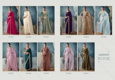 Kimora Iconic catalog best wholesale saree market in india