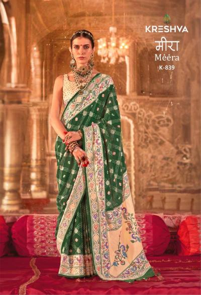 Kreshva Meera catalog saree manufacturing hub in india