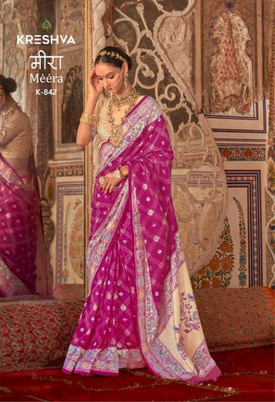 Kreshva Meera catalog saree manufacturing hub in india