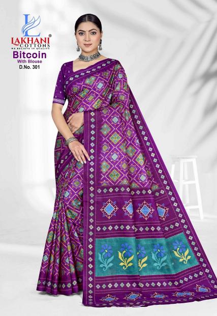 Lakhani Bitcoin Vol-3 – Cotton Saree - Wholesale Catalog