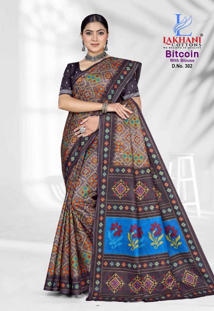 Lakhani Bitcoin Vol-3 – Cotton Saree - Wholesale Catalog