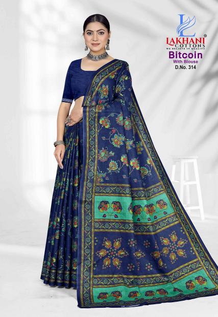 Lakhani Bitcoin Vol-3 – Cotton Saree - Wholesale Catalog