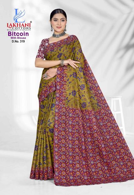 Lakhani Bitcoin Vol-3 – Cotton Saree - Wholesale Catalog