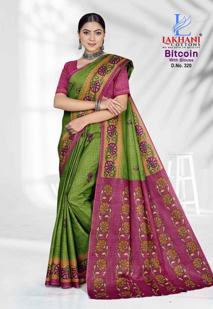 Lakhani Bitcoin Vol-3 – Cotton Saree - Wholesale Catalog