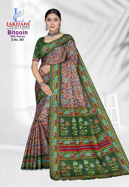 Lakhani Bitcoin Vol-3 – Cotton Saree - Wholesale Catalog
