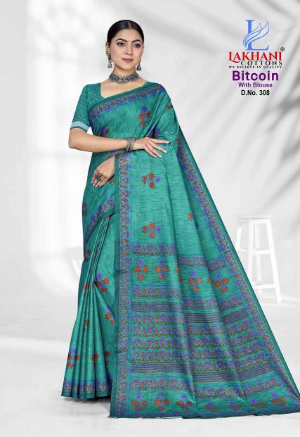 Lakhani Bitcoin Vol-3 – Cotton Saree - Wholesale Catalog