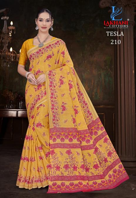 Lakhani Tesla Vol-2 – Cotton Saree - Wholesale Catalog