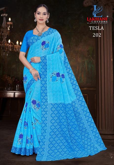 Lakhani Tesla Vol-2 – Cotton Saree - Wholesale Catalog