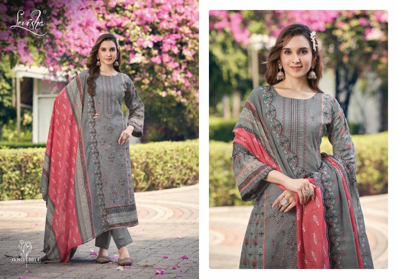 Levisha Madhubala Vol 3 catalog wholesale cotton dress materials in surat with price