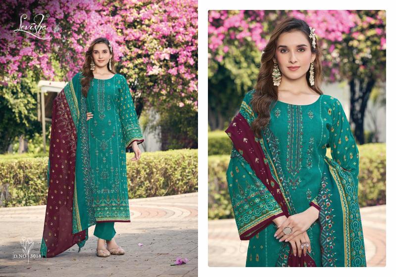 Levisha Madhubala Vol 3 catalog wholesale cotton dress materials in surat with price