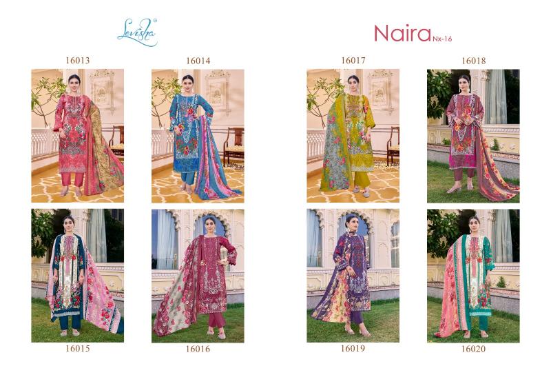 Levisha Naira Nx Vol 16 Catalog surat cotton dress material online