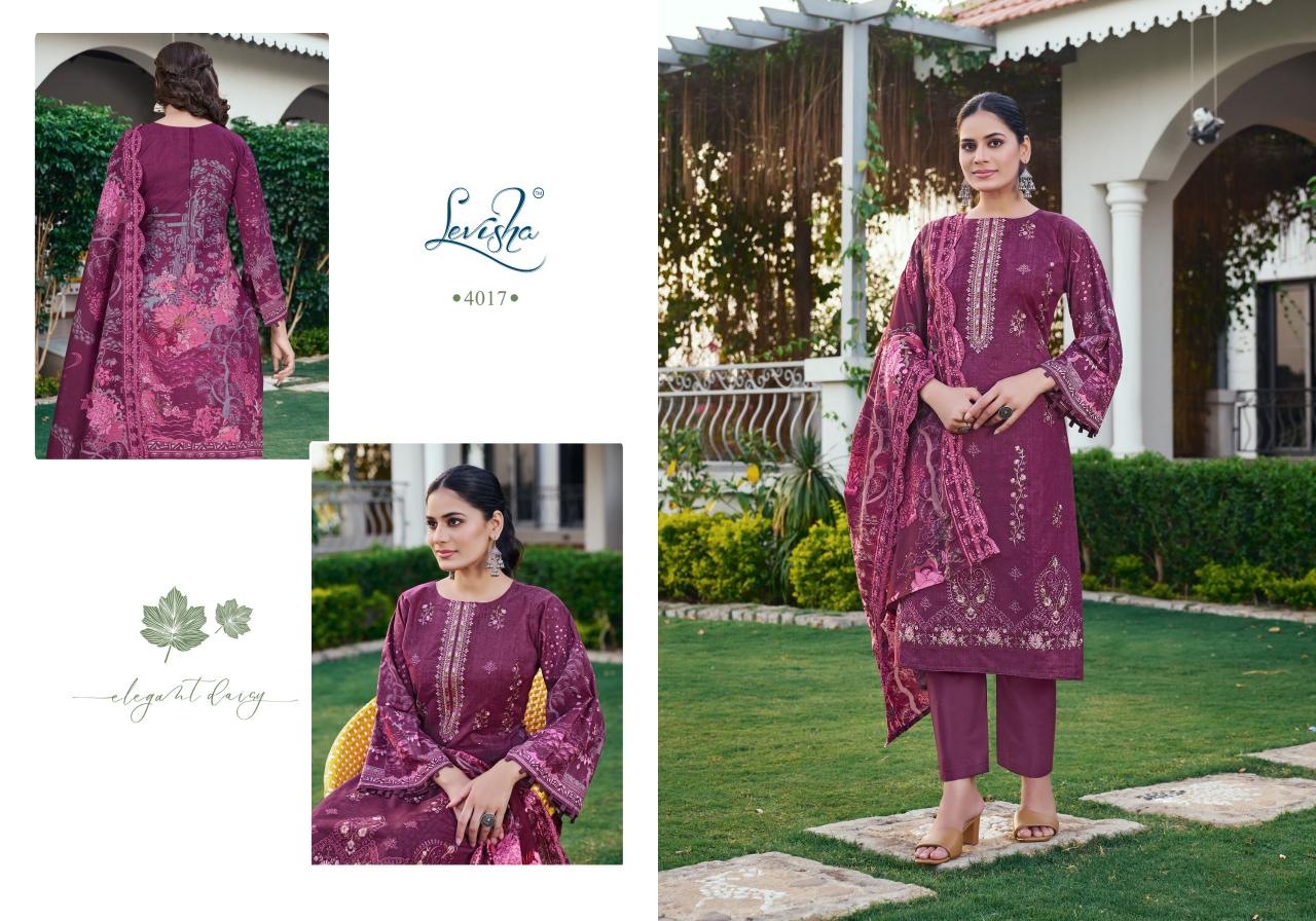 Levisha Riyasat catalog lavina dress material wholesale