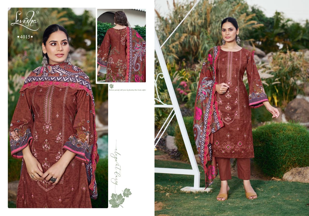 Levisha Riyasat catalog lavina dress material wholesale