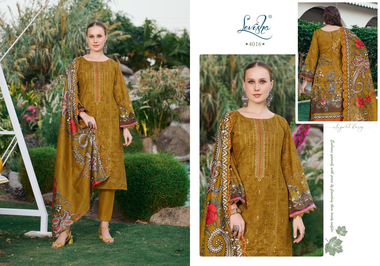 Levisha Riyasat catalog lavina dress material wholesale