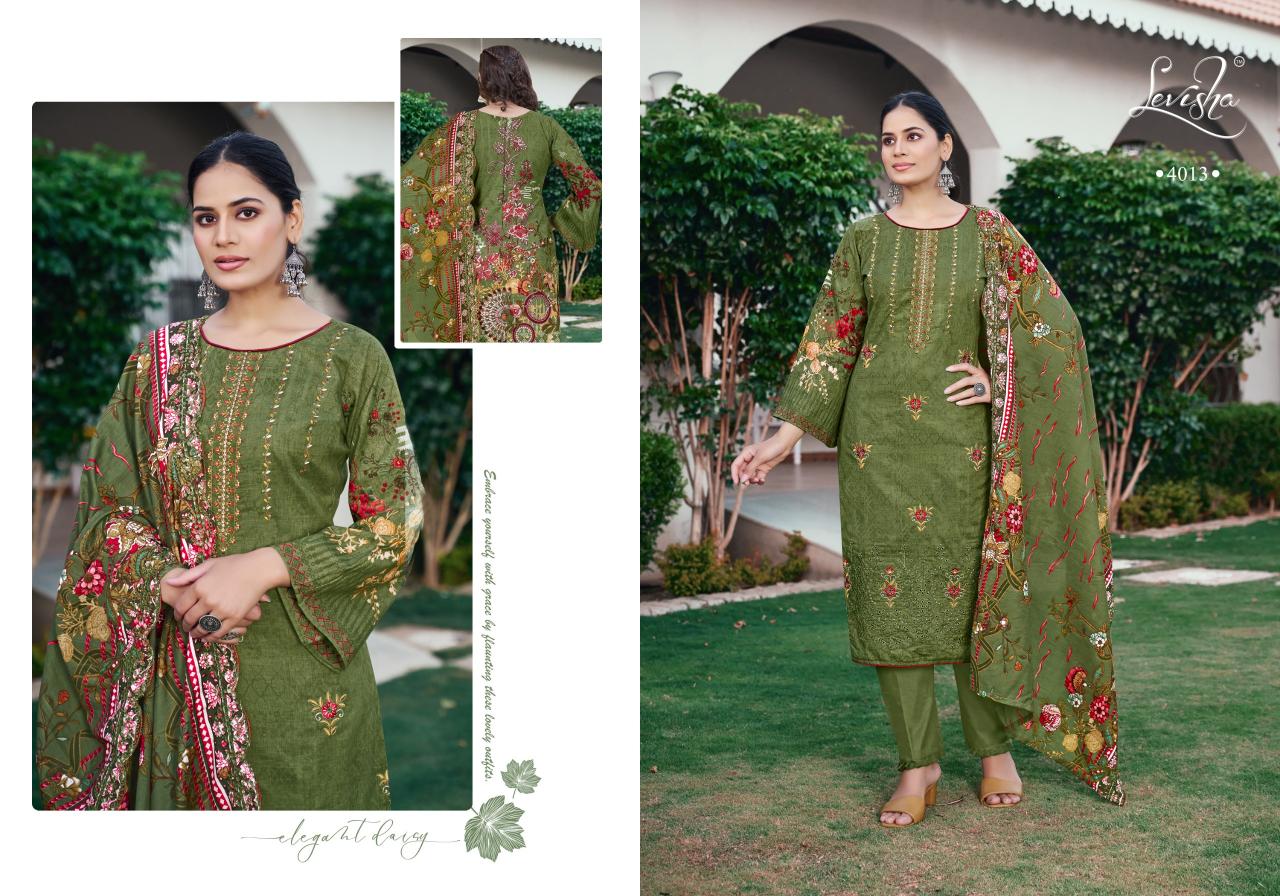 Levisha Riyasat catalog lavina dress material wholesale