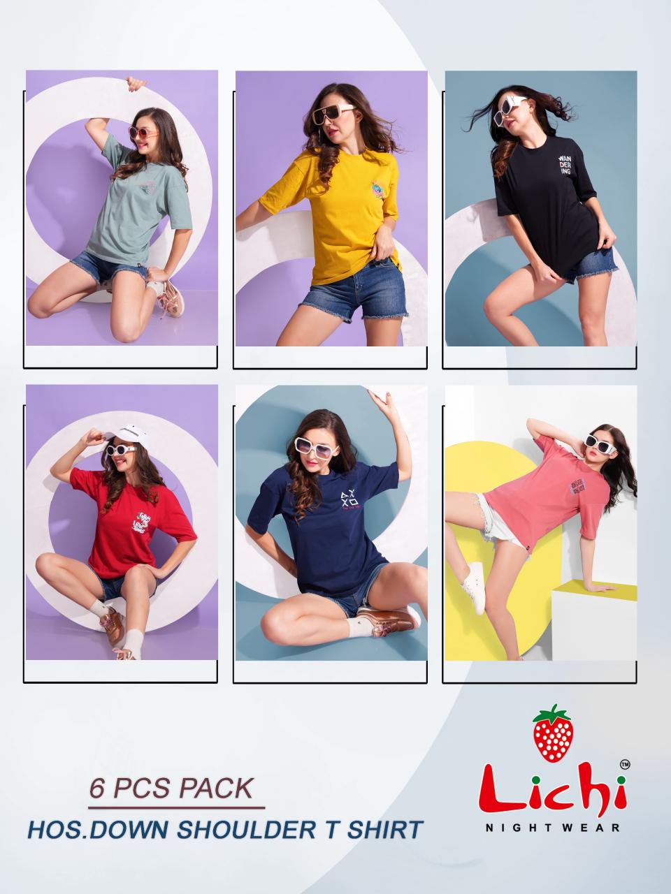 Lichi 912 A TO F Catalog T shirt wholesaler Surat