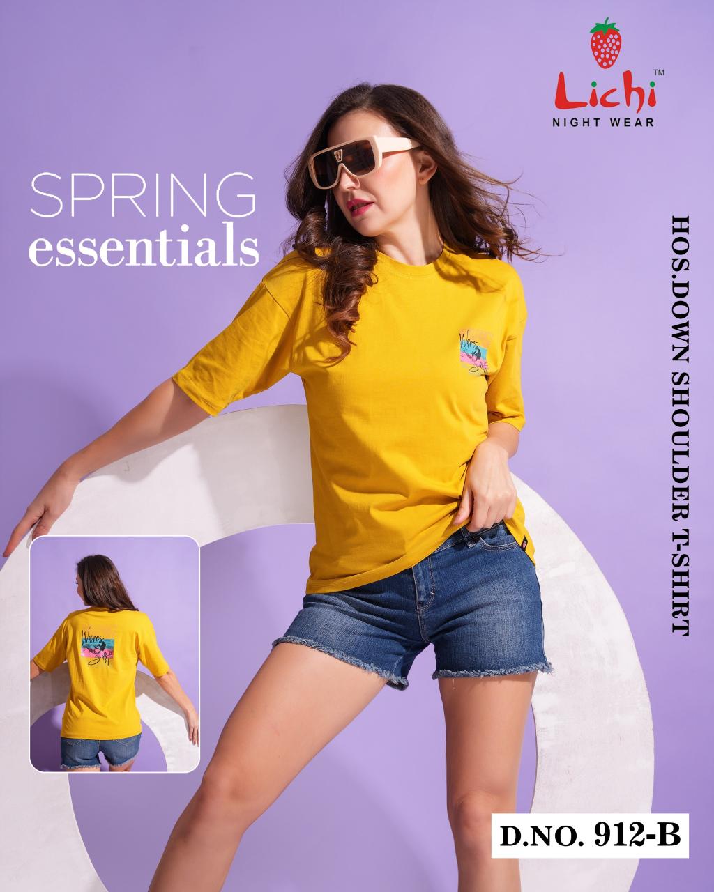 Lichi 912 A TO F Catalog T shirt wholesaler Surat